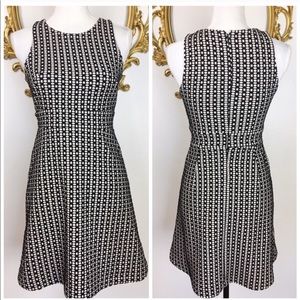🛑Loft Ann Taylor Black and Beige Dress Size 00P